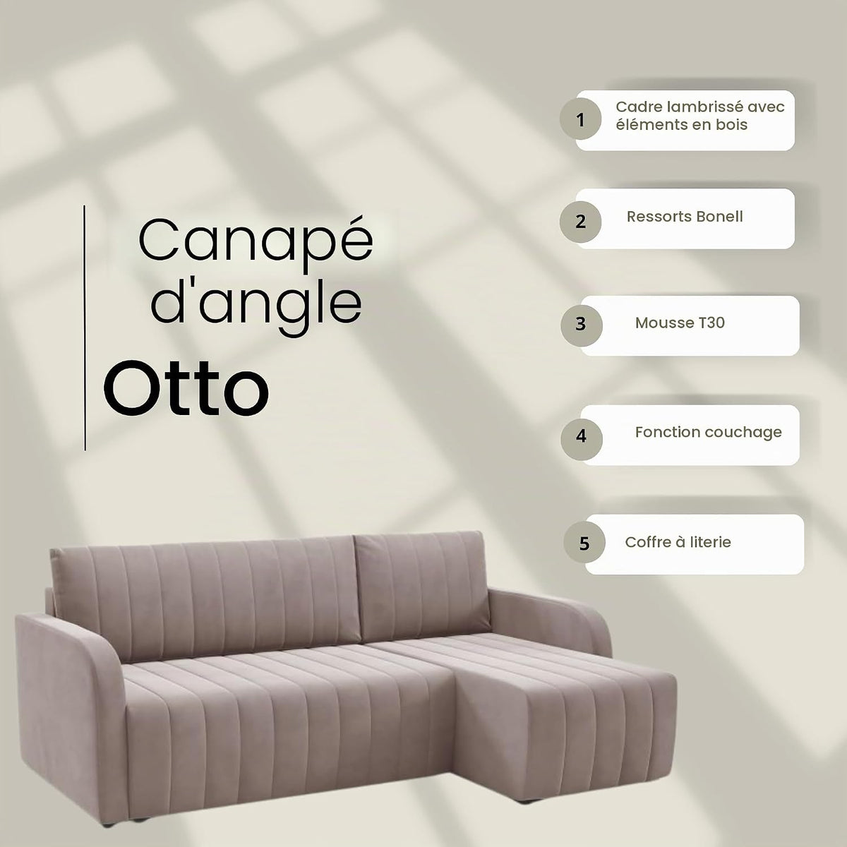 Sophisticated Velvet Corner Sofa Bed