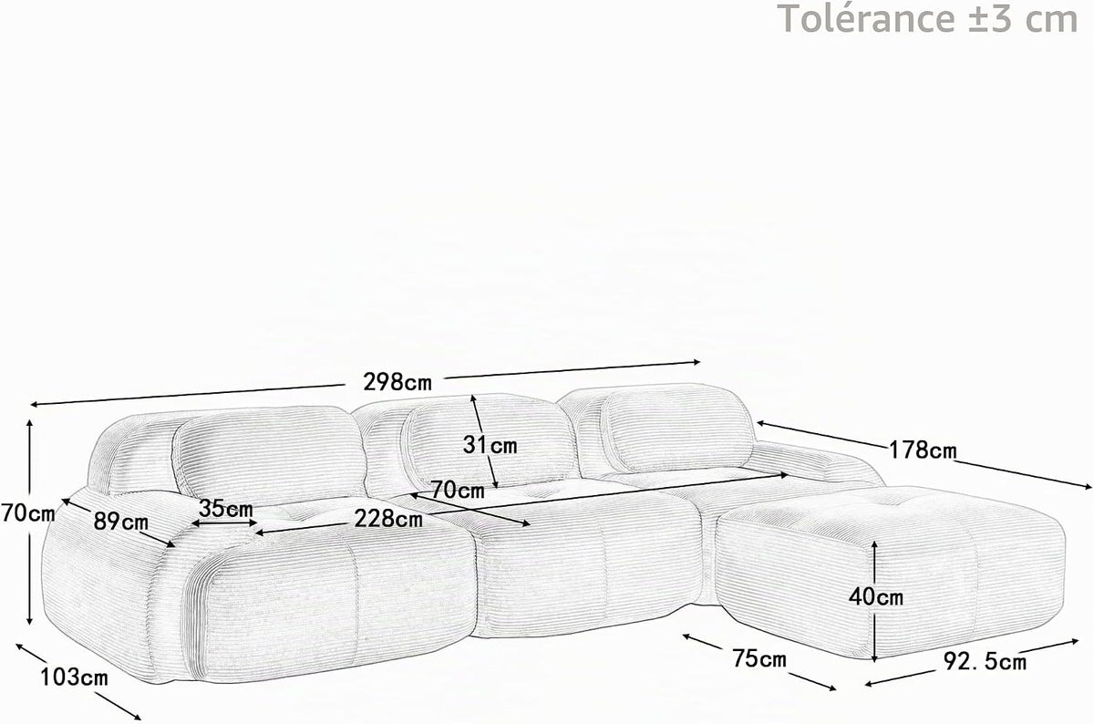 Modular Elegance Sofa Collection