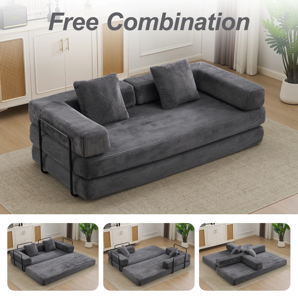 Elegance Convertible Sofa Bed