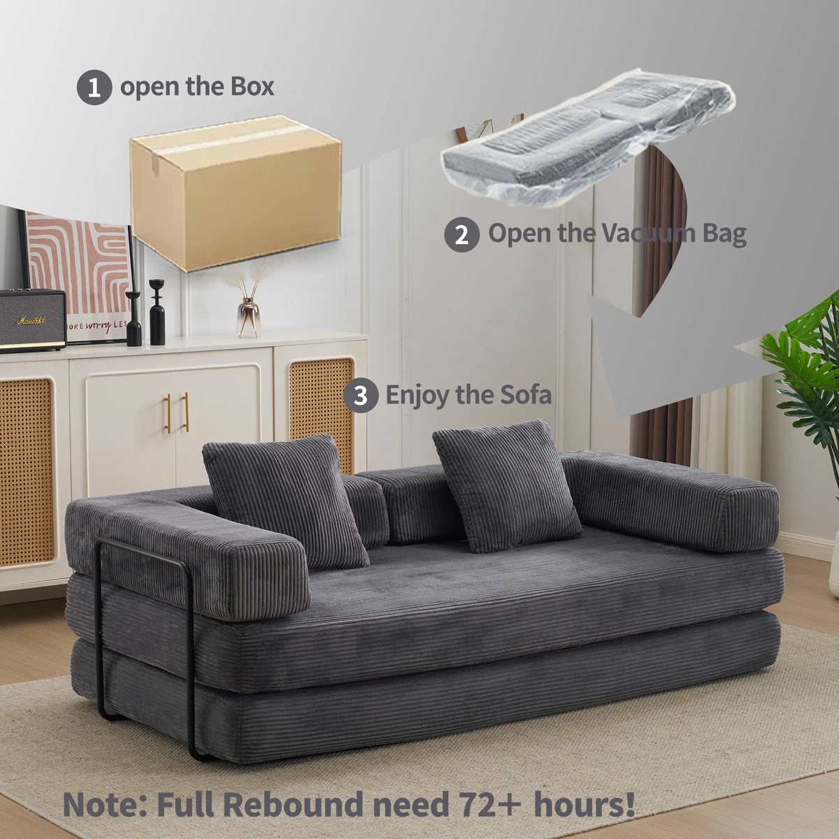 Elegance Convertible Sofa Bed