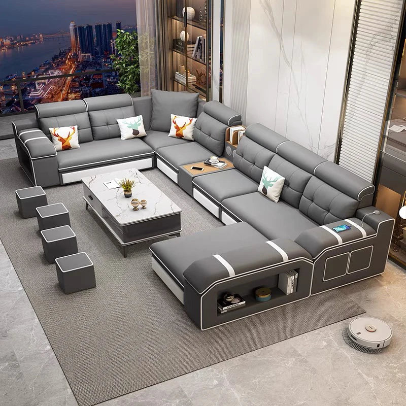 Modern Waterproof Sofa Living Room Ajustable Luxury Gaming Sofa Sectional Center Lazy Armrest Woonkamer Banken Home Accessories