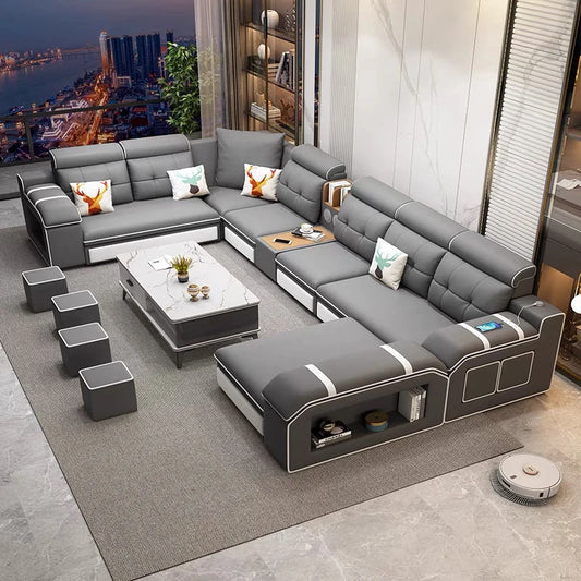 Modern Waterproof Sofa Living Room Ajustable Luxury Gaming Sofa Sectional Center Lazy Armrest Woonkamer Banken Home Accessories