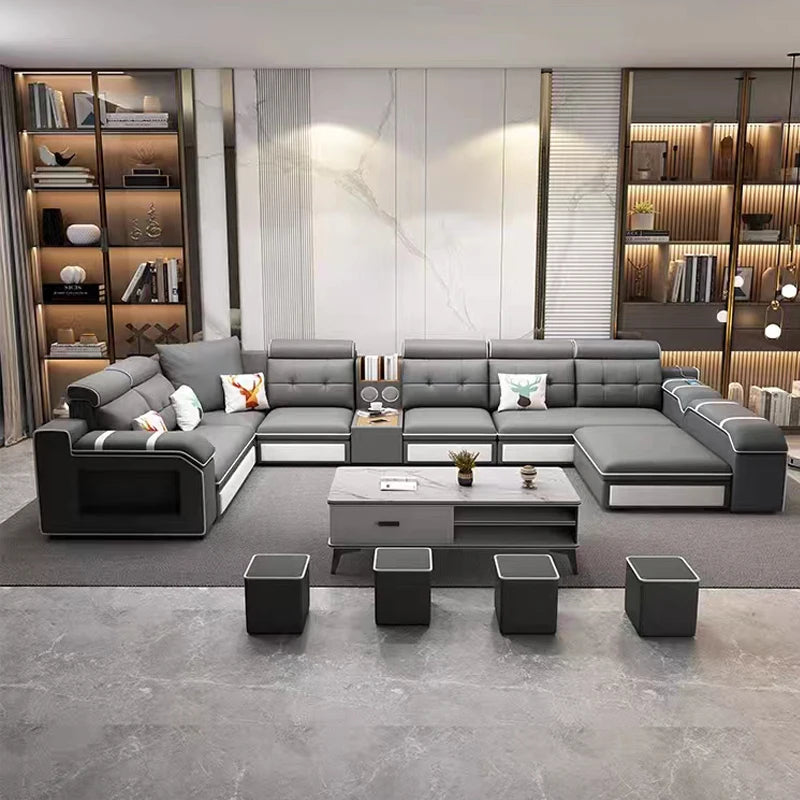 Modern Waterproof Sofa Living Room Ajustable Luxury Gaming Sofa Sectional Center Lazy Armrest Woonkamer Banken Home Accessories