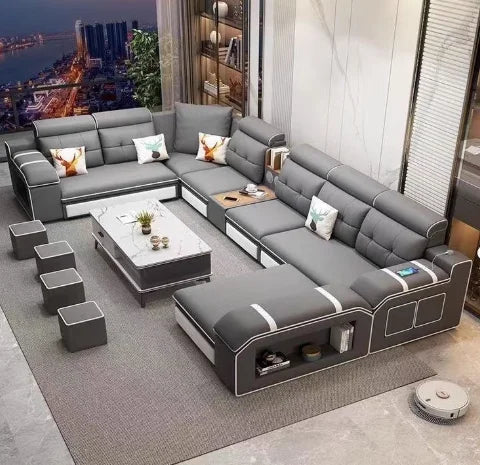 Modern Waterproof Sofa Living Room Ajustable Luxury Gaming Sofa Sectional Center Lazy Armrest Woonkamer Banken Home Accessories