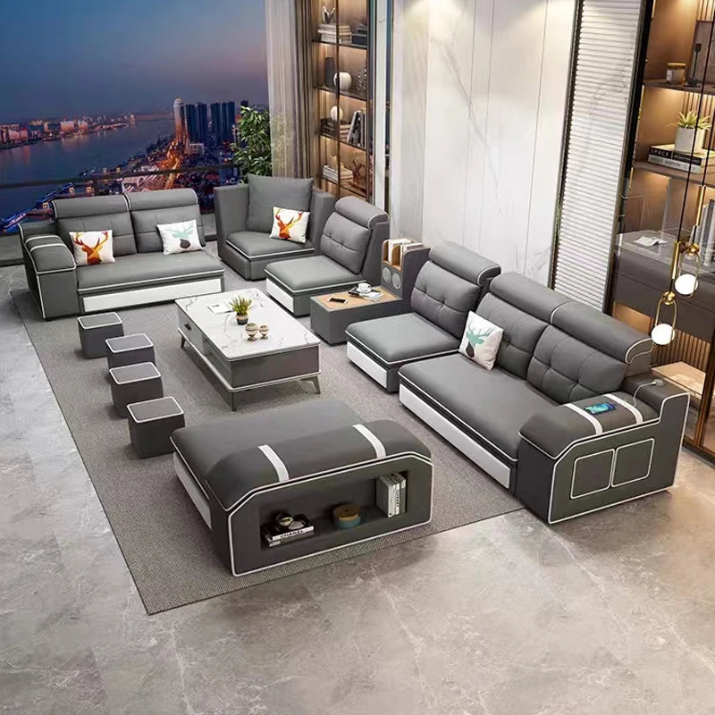 Modern Waterproof Sofa Living Room Ajustable Luxury Gaming Sofa Sectional Center Lazy Armrest Woonkamer Banken Home Accessories