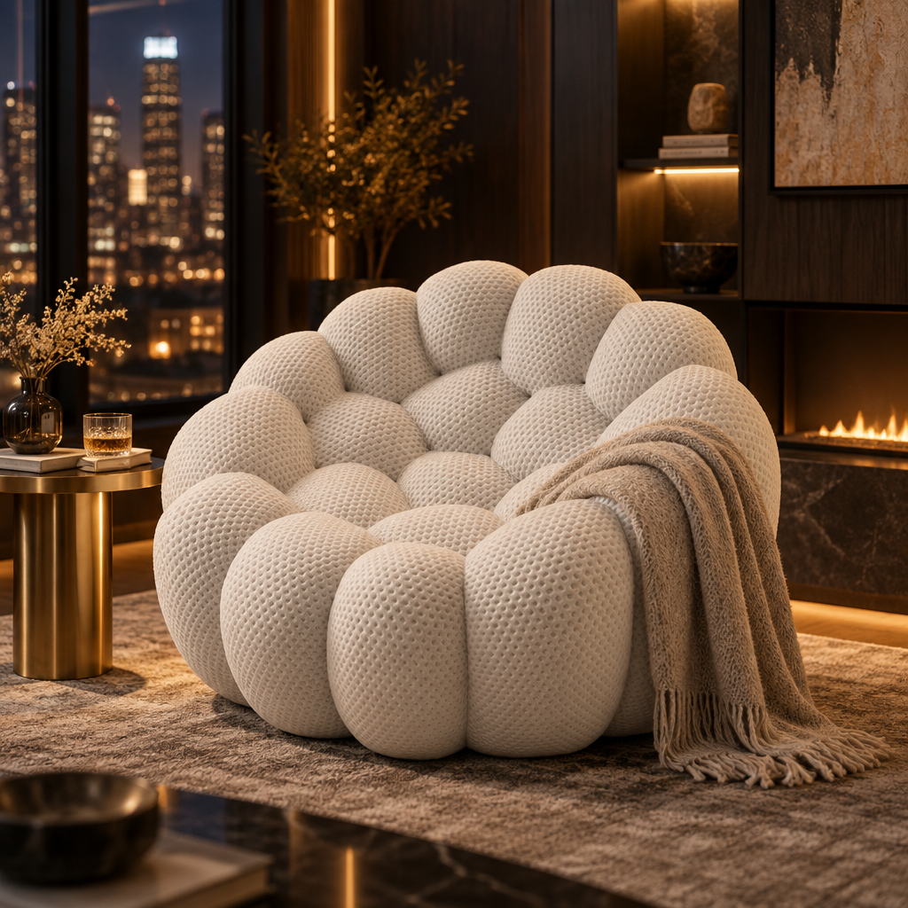 Modern Honeycomb Bubble Couch